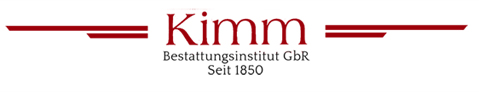 Das Bestattungsinstitut Kimm steht Ihnen im Sterbefall zur Seite und organisiert die Erdbestattung, Feuerbestattung oder Seebestattung.